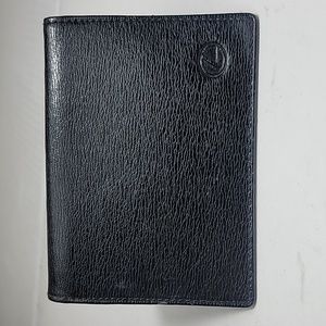 Lexus black leather bi-fold credit card wallet